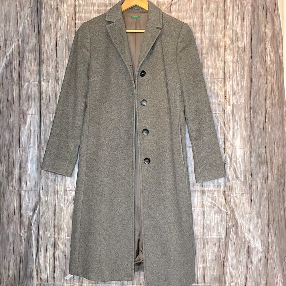 Wool blend coat UNITED COLORS OF BENETTON.
